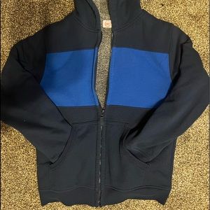 Wonder nation fleece zip up hoodie